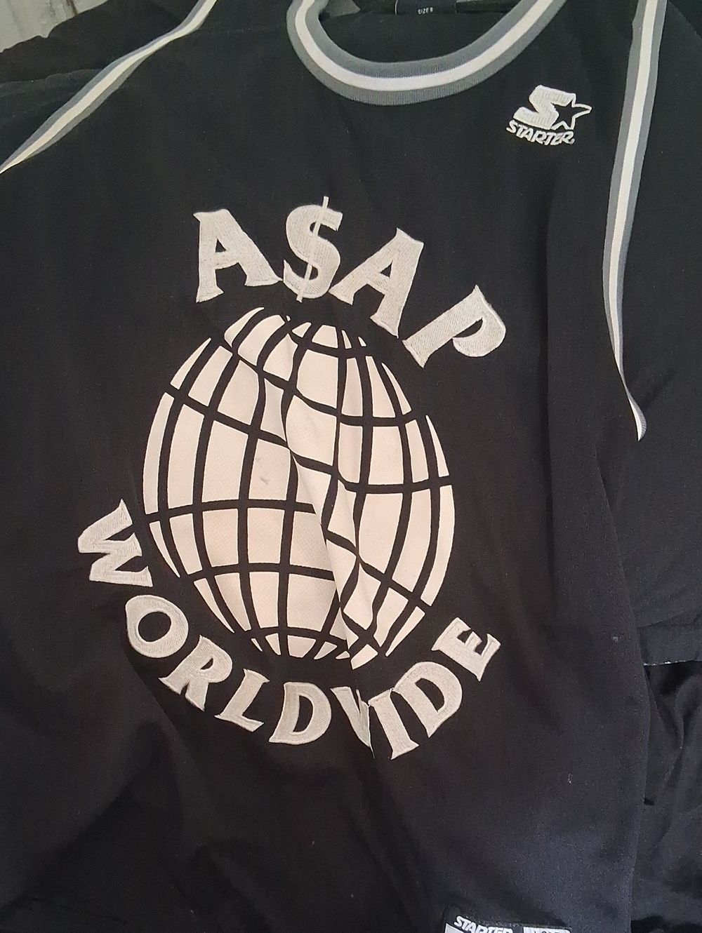 ASAP Worldwide Black Graphic Tank with Starter Logo